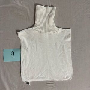 Aris White Turtleneck Wrap